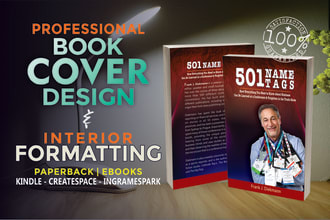create beautiful book cover and interior book formatting
