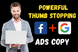 write powerful high converting facebook google ads copy that sells like crazy