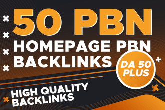 build 50 premium seo contextual backlinks