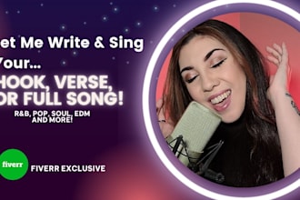 write and sing your chorus, verse or full song to stand out