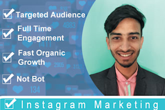 do instagram marketing or promotion for organic growth