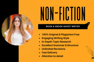 ghostwrite your nonfiction book, kindle ebook and paperback