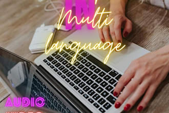 do flawless audio and video transcription in multi languages within 17 hours