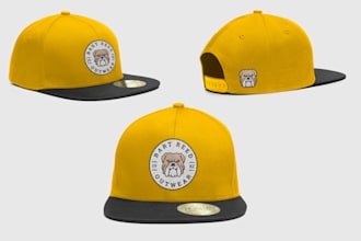 do custom baseball cap snapback hats mockups for you