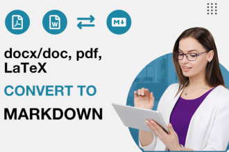 convert pdf or word to markdown