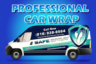 do professional car or van wrap, truck wrap, vehicle wrap