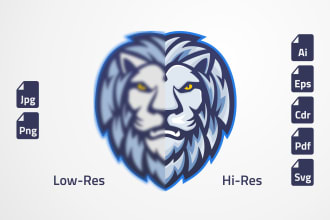 vectorize image or redesign logo