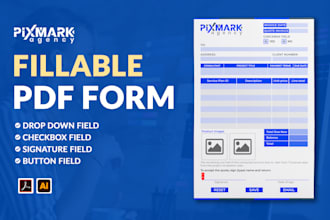 create custom design fillable PDF forms