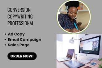 do high converting copywriting for your emails, ads, and sales page