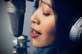 record chinese pop female backing  vocal or harmonies for your song
