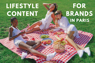shoot lifestyle content for your brand in paris with models