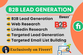 provide b2b lead generation for any industry