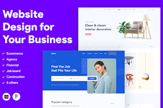 design full website UI for your business with figma