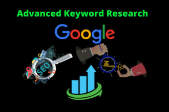 do advanced SEO keyword research and domain name research