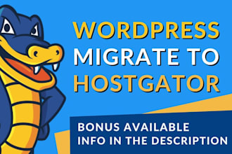 migrate your wordpress website to hostgator