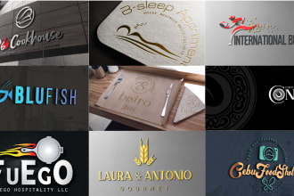 make trendy modern logo