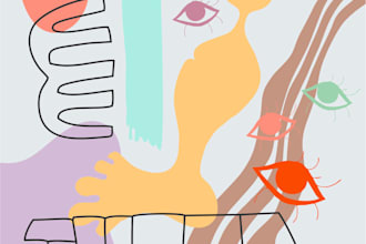 abstract designs for stamping