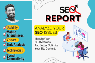 do website analysis and site audit to find SEO issues of your website