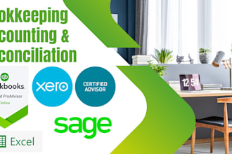 do bookkeeping, accounting and bank reconciliation for you
