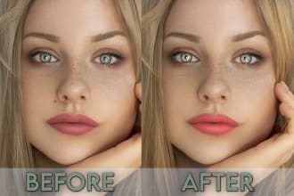 do photo retouch and enhancement skin,face,fashion,beaty