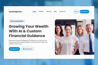 build modern wordpress website design or blog design