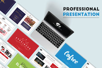 design a modern and professional presentation