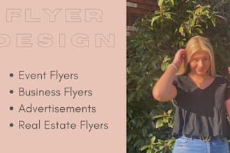 design professional business and event flyers