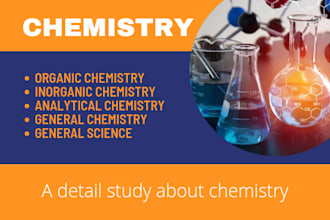 be your chemistry online tutor and assist in chemistry task
