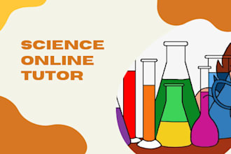be an expert science tutor for grade 1 to 8