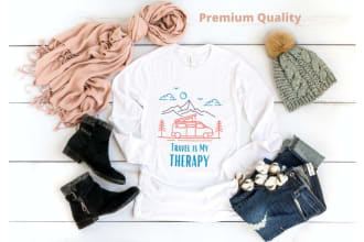 do custom graphic or typography t shirt merchandise design