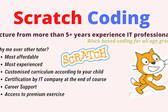 teach mit scratch block coding to kids