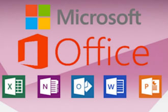 do microsoft word, excel and power point projects