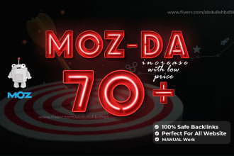 increase moz da pa 70 plus with guaranteed results
