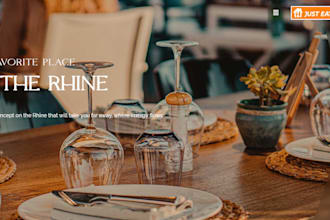 design restaurant website on wordpress or wix with online ordering