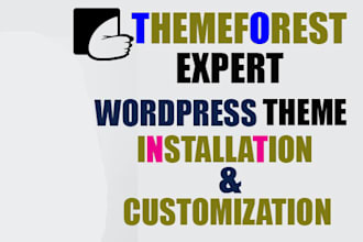 do themeforest wordpress theme installation, customize in 2h
