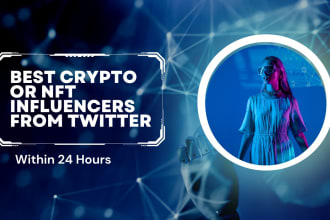 find best crypto or nfts influencers from twitter