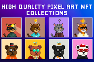 Best Deals!  create a pixel art nft collection for your project
