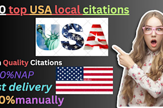 do build top 200 USA local citations uk aus spain