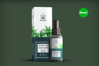 do professional cbd label and box packaging design