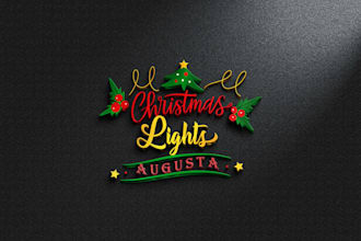 design christmas, new year, and easter 3d logo in 24 hrs
