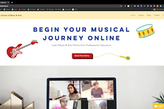 design and develop a crisp, responsive and modern website