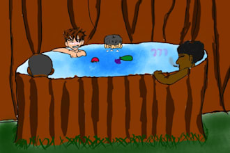 either draw a stand alone picture or an animated gif
