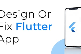 design or fix your app on flutter