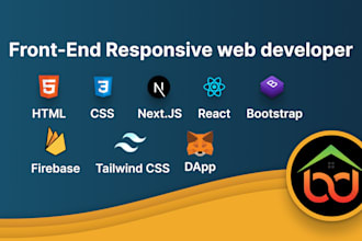 do react, next js, laravel, firebase and web application