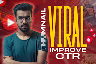 design amazing  viral youtube thumbnail