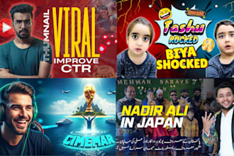 design amazing  viral youtube thumbnail
