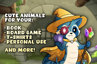 draw cute animal for you