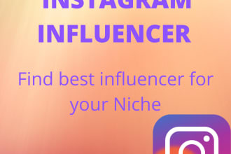 find best influencer for your niche