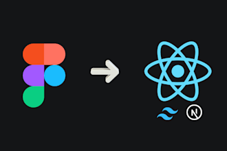 convert figma to react, nextjs using tailwind css