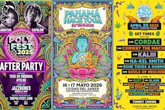 create an animated motion flyer for concerts and festivals